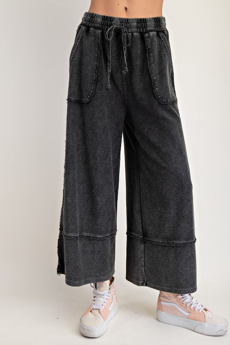 Laurel Mineral Washed Palazzo Pants - Westly