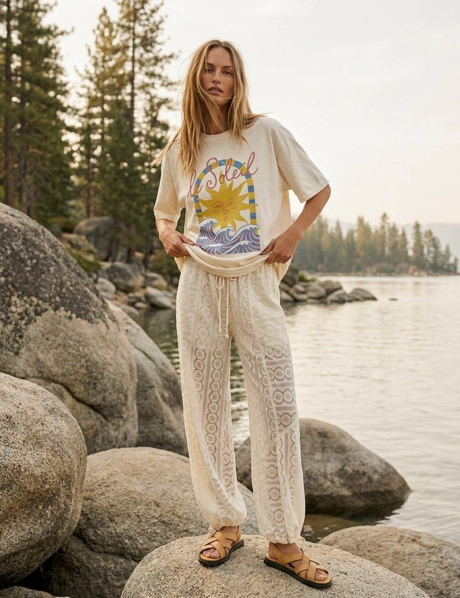 Le Soleil Oversized Graphic Tee - Westly