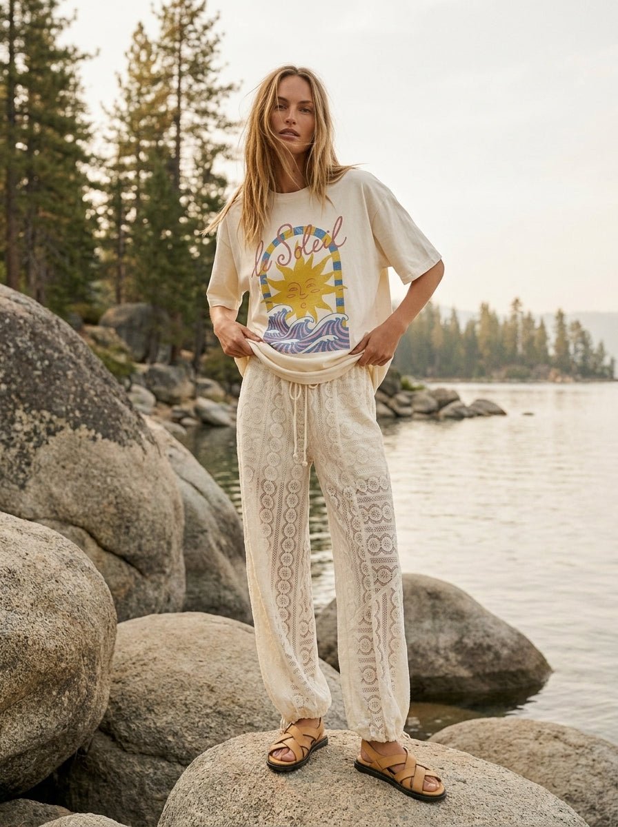 Le Soleil Oversized Graphic Tee - Westly