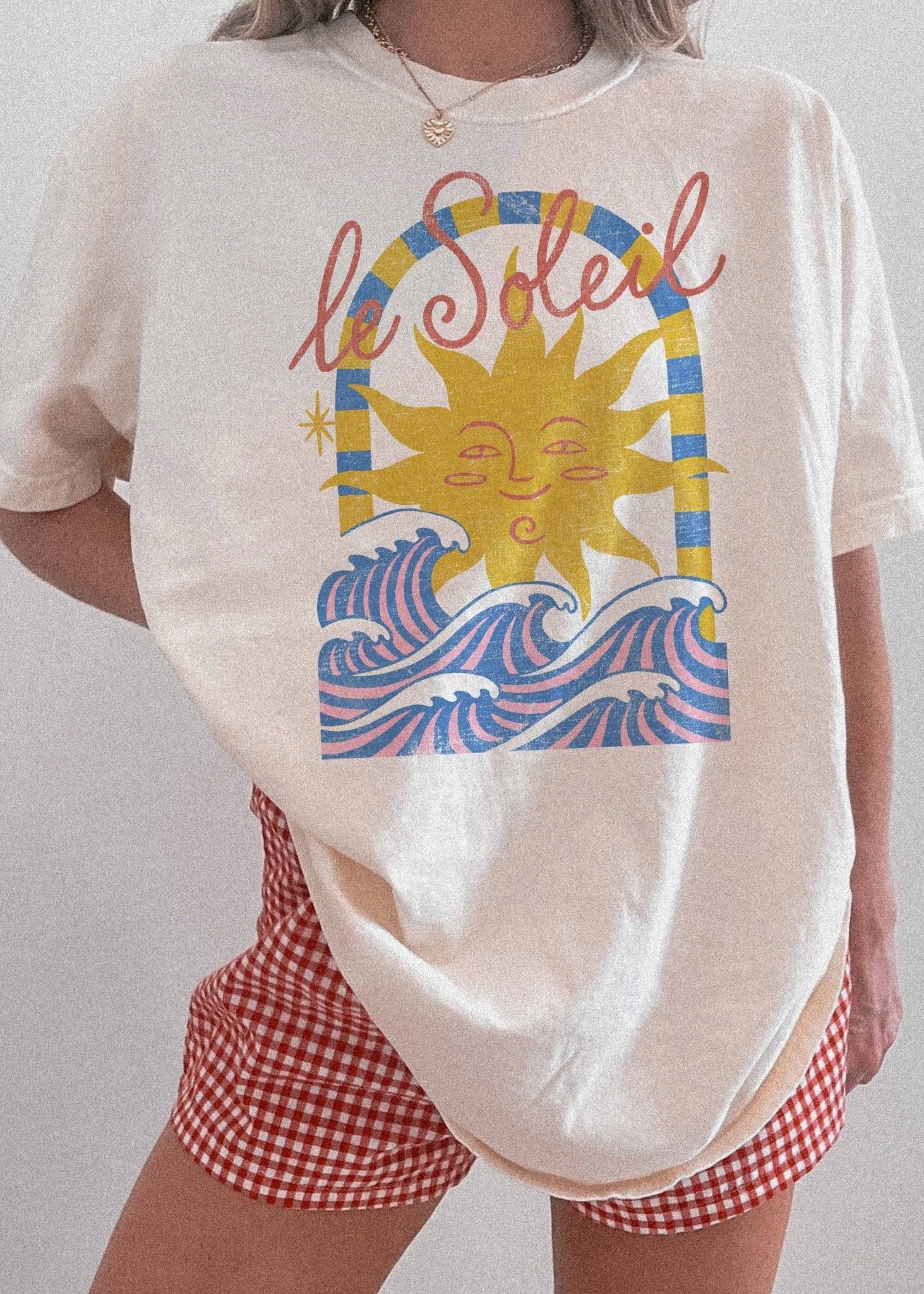 Le Soleil Oversized Graphic Tee - Westly