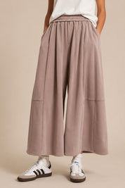Leisure Hours Tiered Wide Leg Lounge Pants - Westly