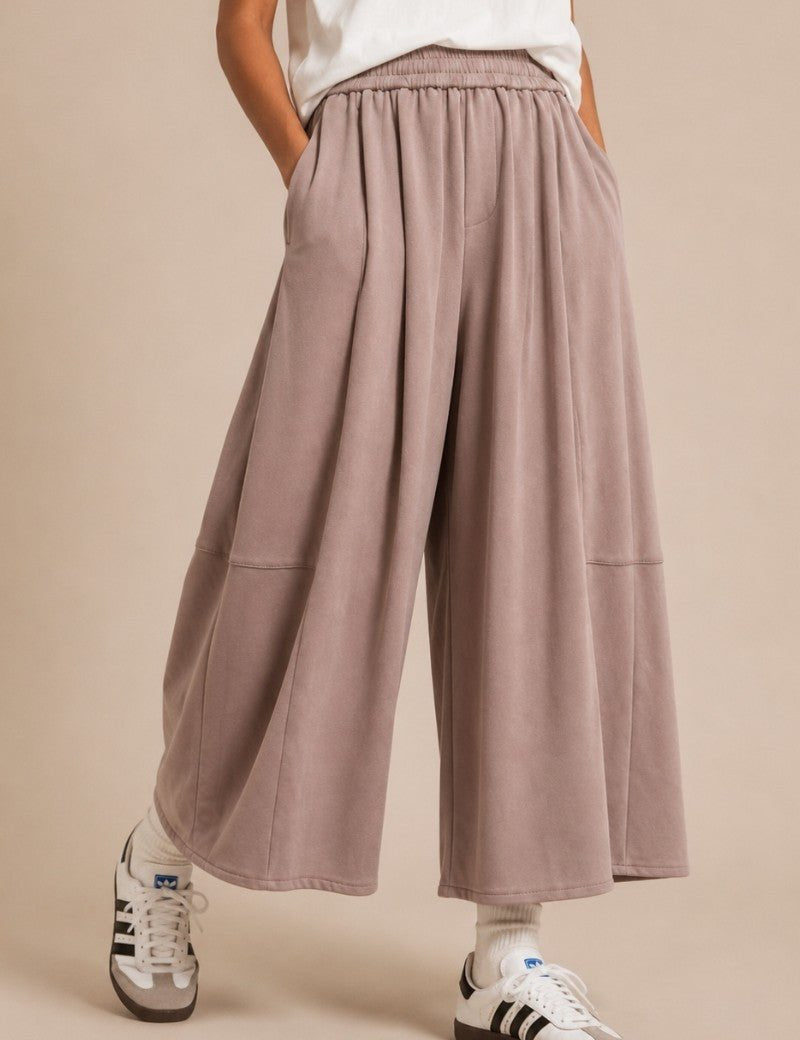 Leisure Hours Tiered Wide Leg Lounge Pants - Westly