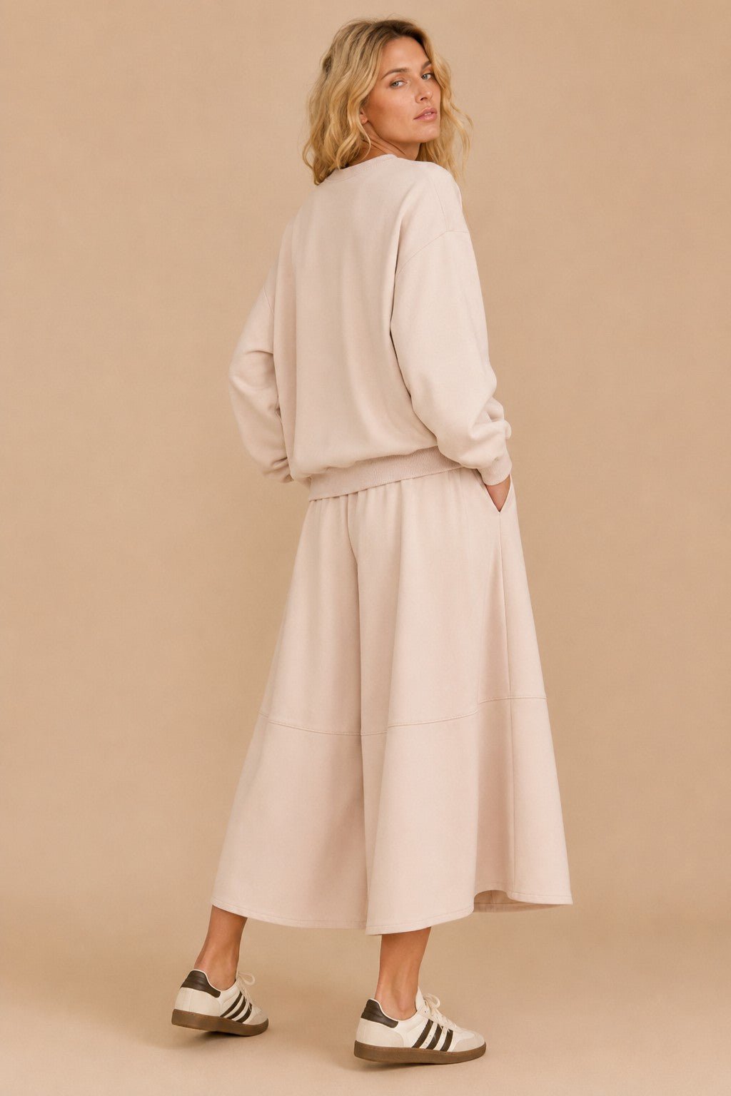 Leisure Hours Tiered Wide Leg Lounge Pants - Westly