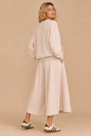 Leisure Hours Tiered Wide Leg Lounge Pants - Westly