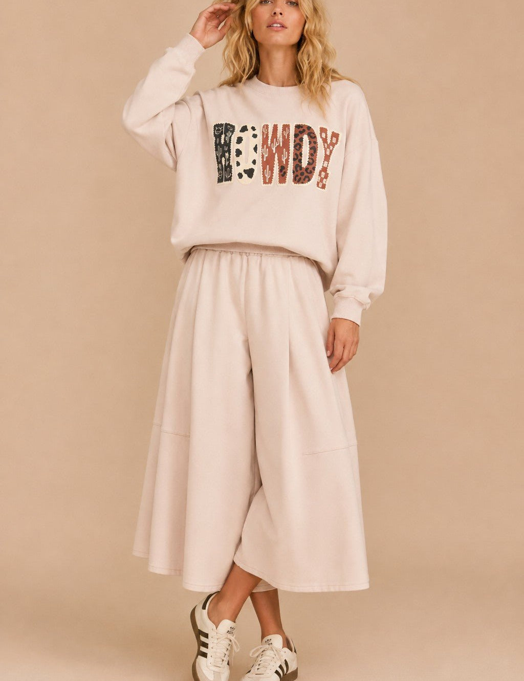 Leisure Hours Tiered Wide Leg Lounge Pants - Westly