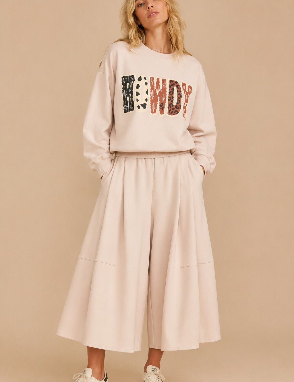 Leisure Hours Tiered Wide Leg Lounge Pants - Westly
