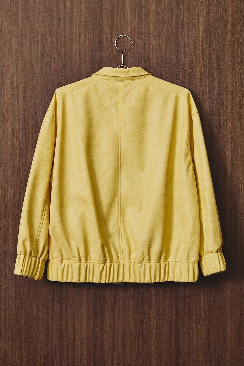 Lemonade Stand Oversized Faux Leather Jacket - Westly