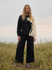 Lennon Contrast Floral Sweater - Westly