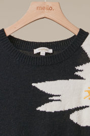 Lennon Contrast Floral Sweater - Westly