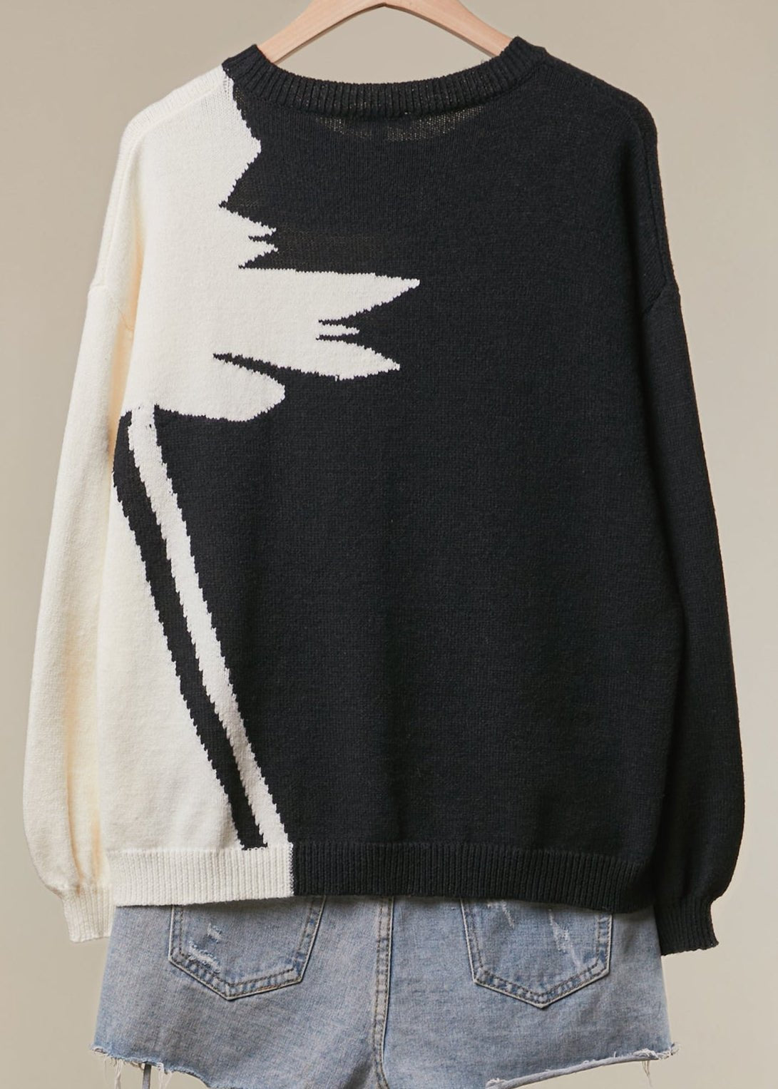 Lennon Contrast Floral Sweater - Westly