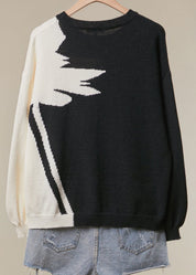 Lennon Contrast Floral Sweater - Westly
