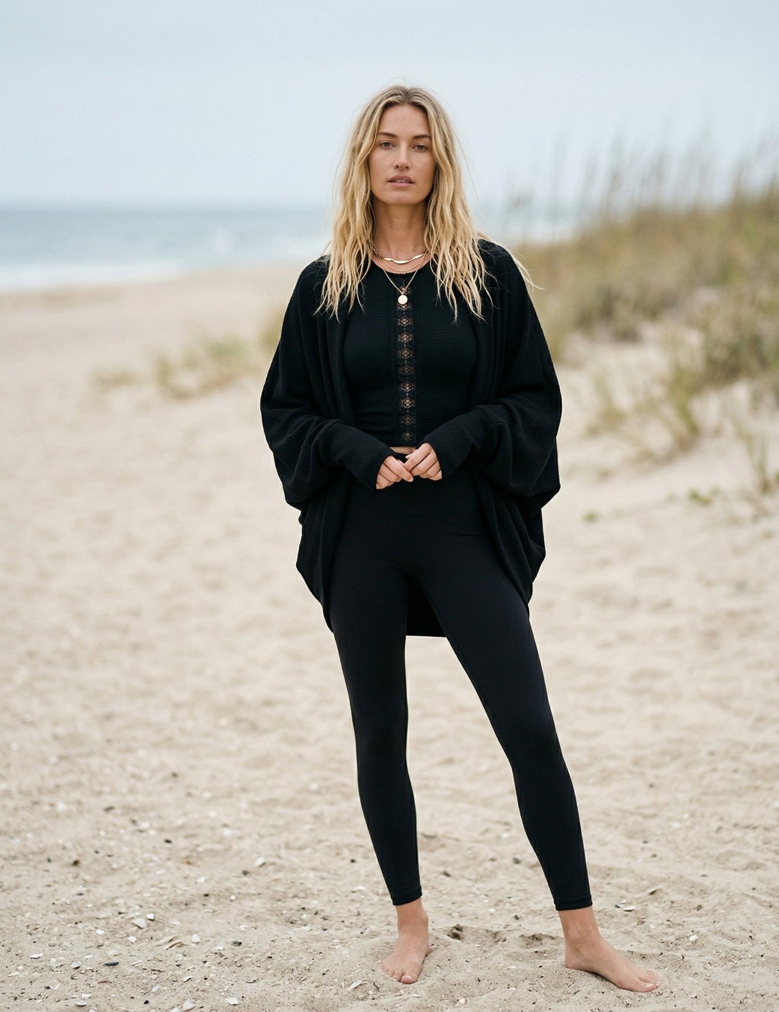 Lennox Batwing Open Front Cardigan - Westly