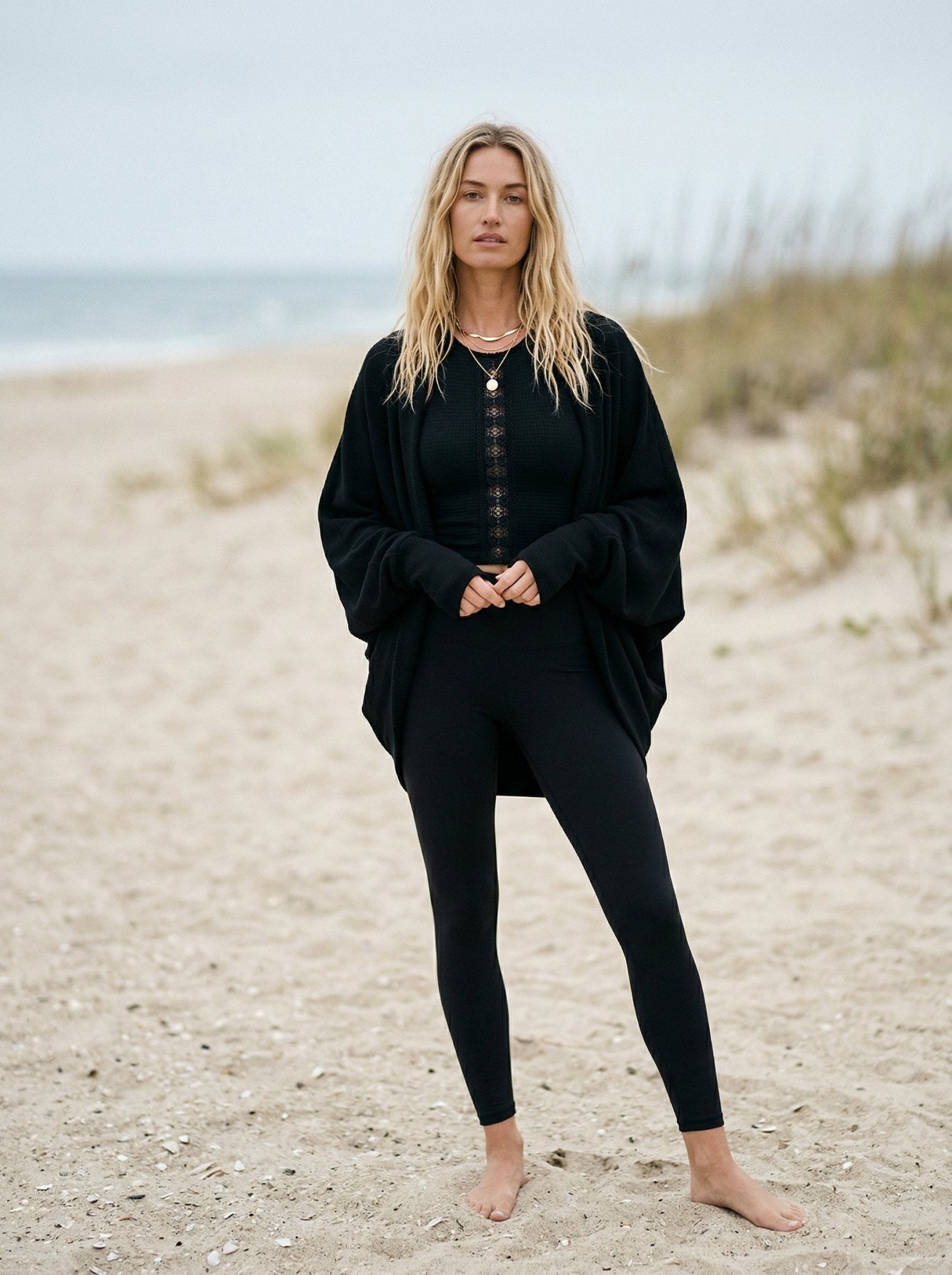 Lennox Batwing Open Front Cardigan - Westly