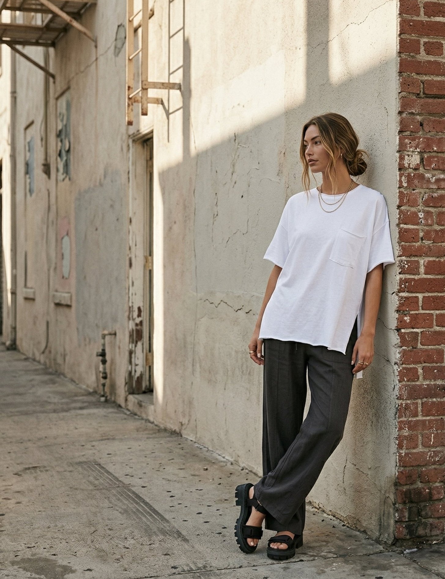 Lenny Wide Leg Pants - Westly