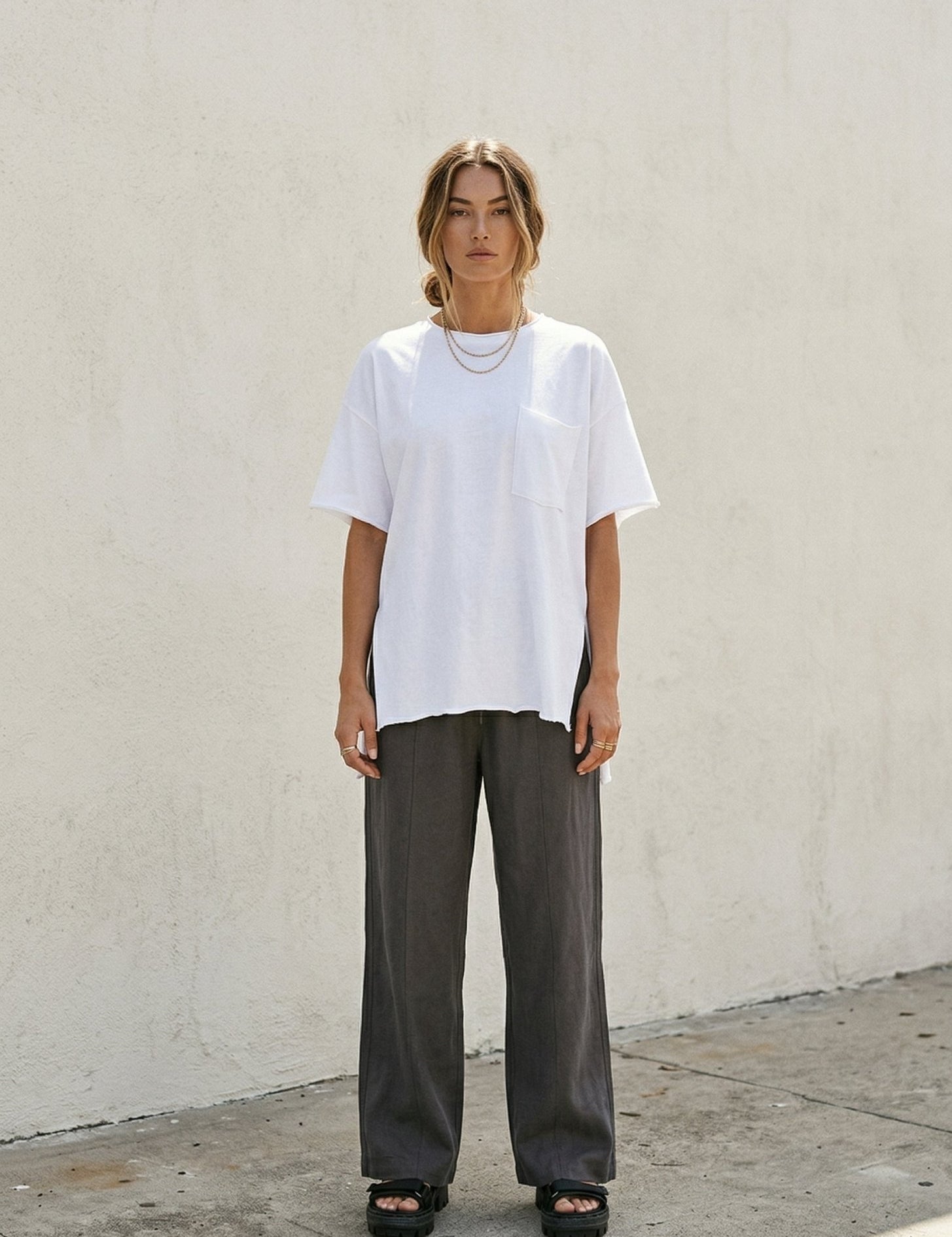 Lenny Wide Leg Pants - Westly