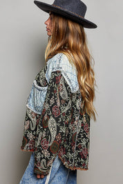 Leonora Jacquard Patchwork Jacket - Westly