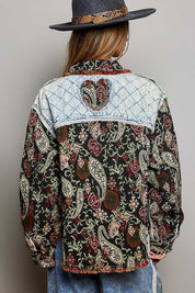 Leonora Jacquard Patchwork Jacket - Westly