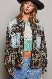 Leonora Jacquard Patchwork Jacket - Westly