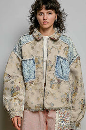 Leonora Jacquard Patchwork Jacket - Westly