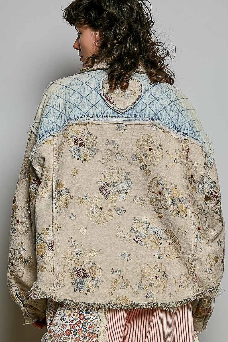 Leonora Jacquard Patchwork Jacket - Westly