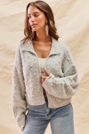 Lisette Pearl Embellished Cardigan - Westly