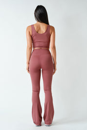 Lithe Scoop Neck Active Tank in Rosewood, photo 3