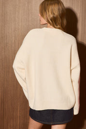 Little Traditions Christmas Tree Pocket Sweater in Cream — product photo 05