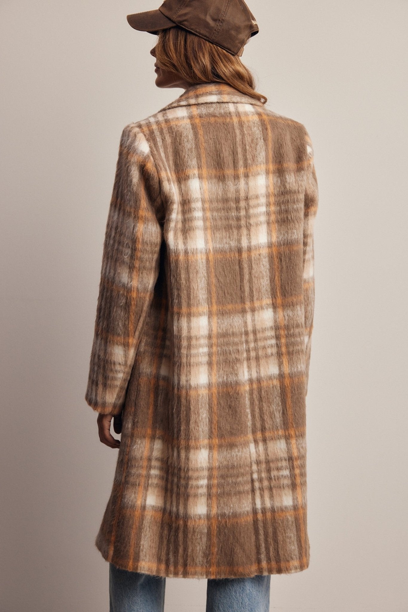 Lodgekeeper Plaid Long Coat - Westly