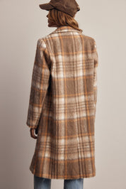 Lodgekeeper Plaid Long Coat - Westly