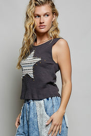 Lone Star Slim-Fit Ribbed Tank - Westly