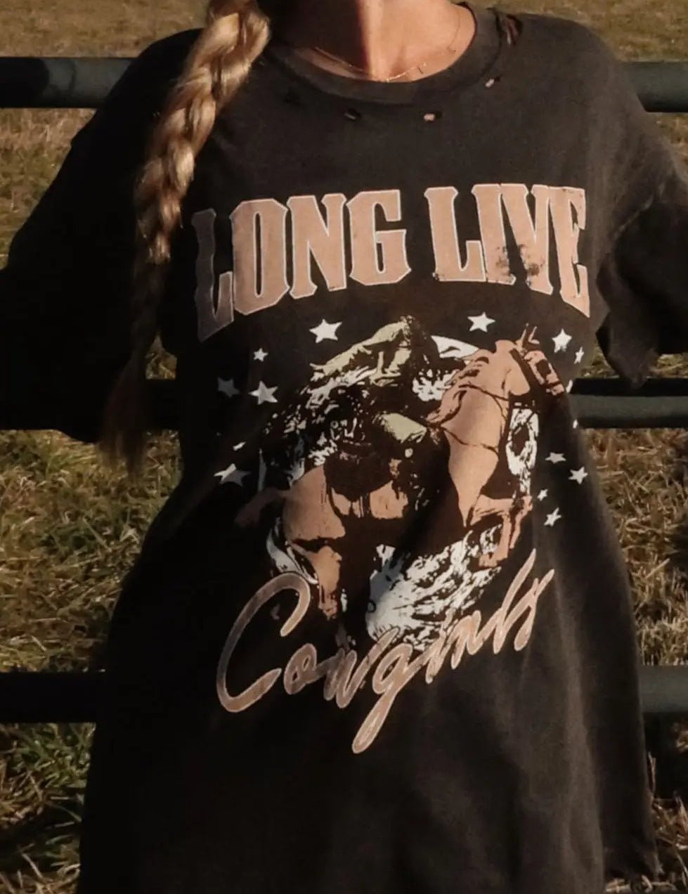 Long Live Cowgirls Vintage - Wash Graphic Tee - Westly