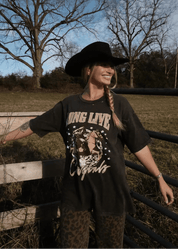 Long Live Cowgirls Vintage - Wash Graphic Tee - Westly