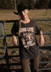 Long Live Cowgirls Vintage - Wash Graphic Tee - Westly
