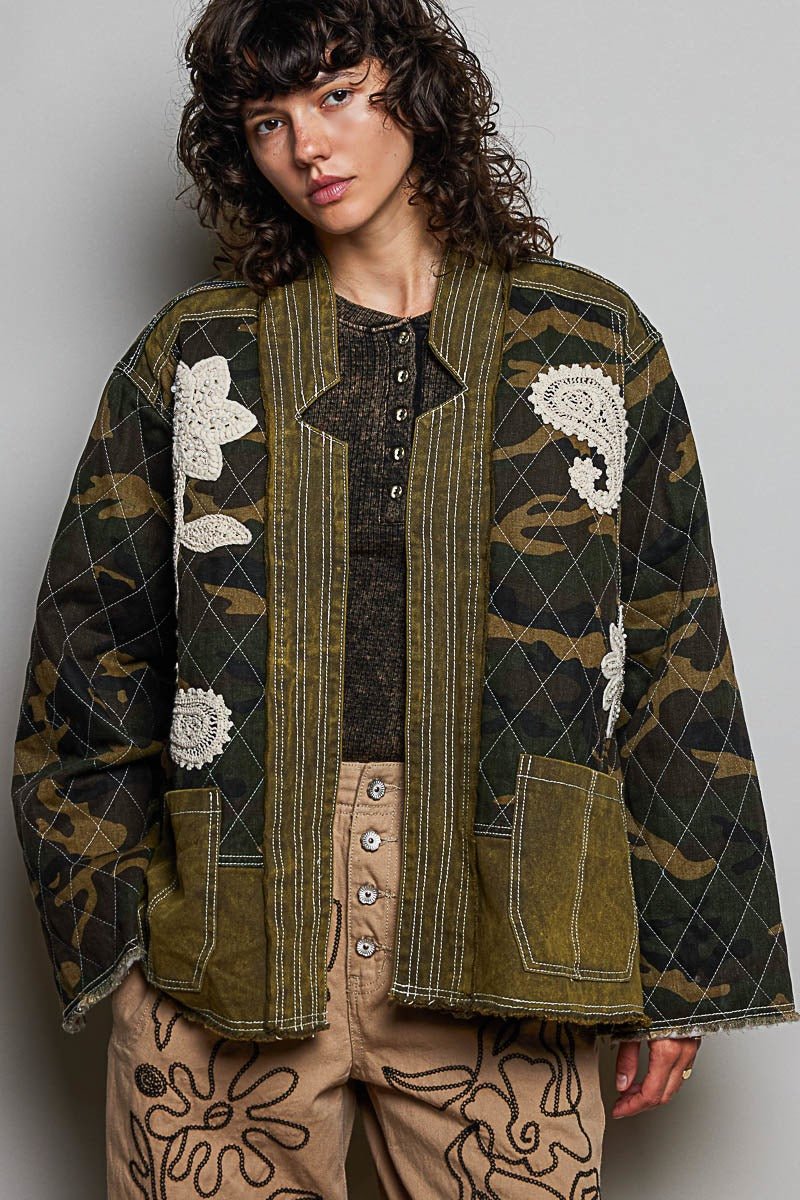 Lorretta Quilted Patch Jacket - Westly