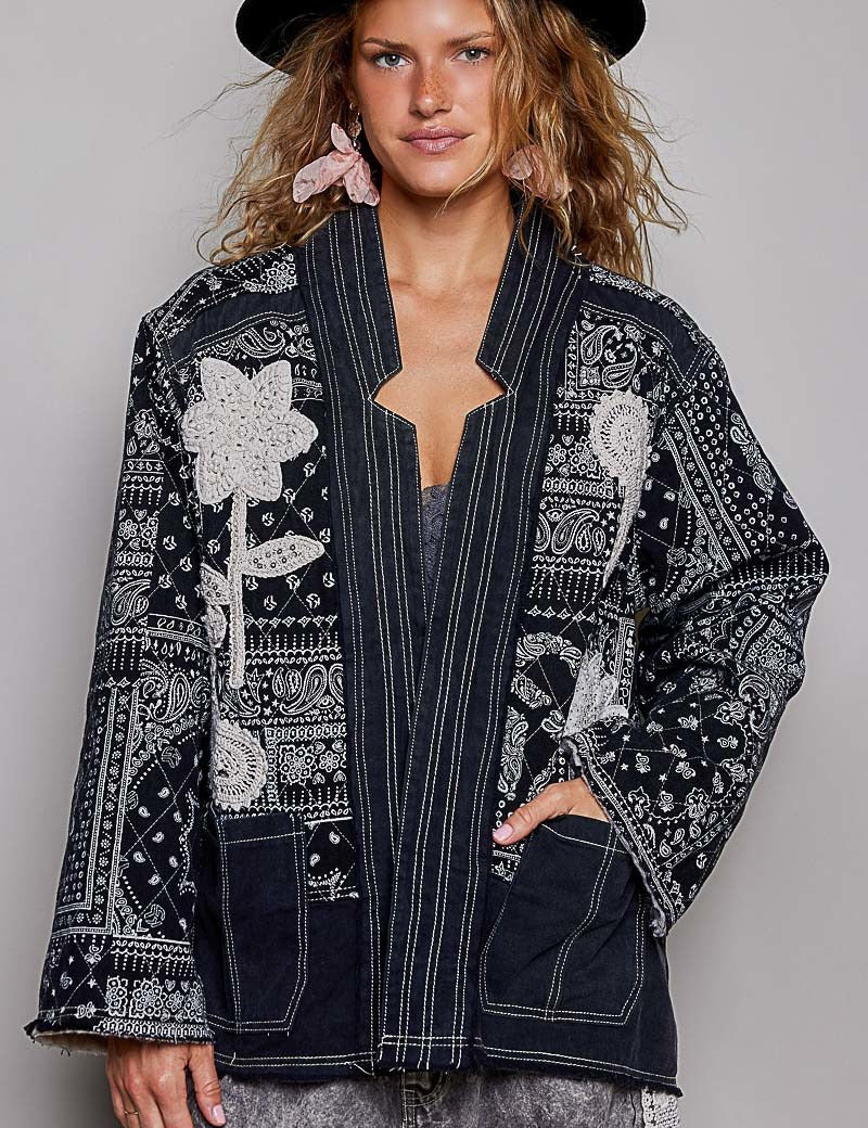Lorretta Quilted Patch Jacket - Westly