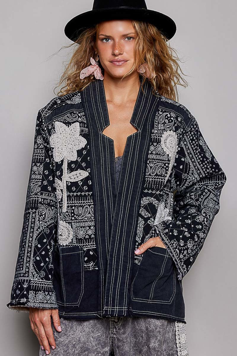 Lorretta Quilted Patch Jacket - Westly