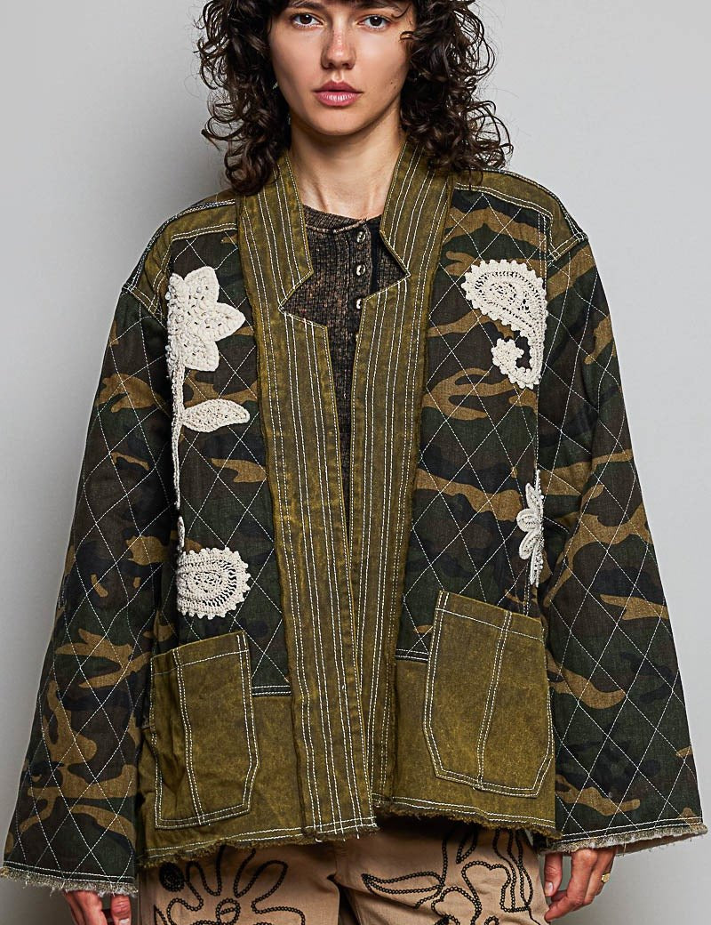 Lorretta Quilted Patch Jacket - Westly