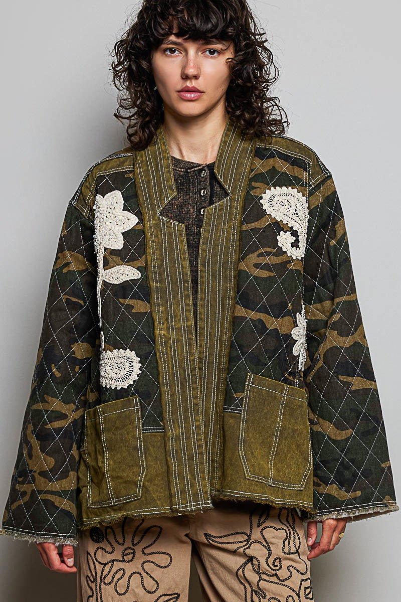 Lorretta Quilted Patch Jacket - Westly