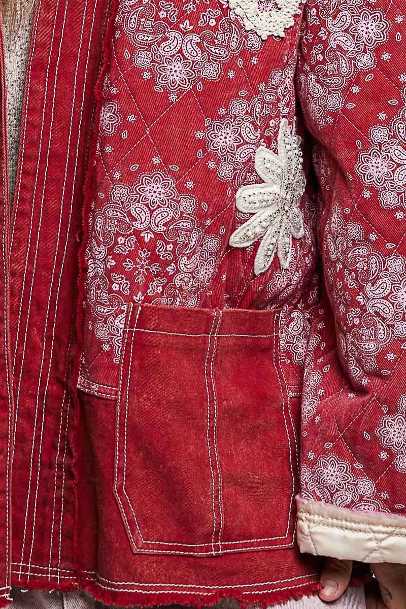 Lorretta Quilted Patch Jacket - Westly