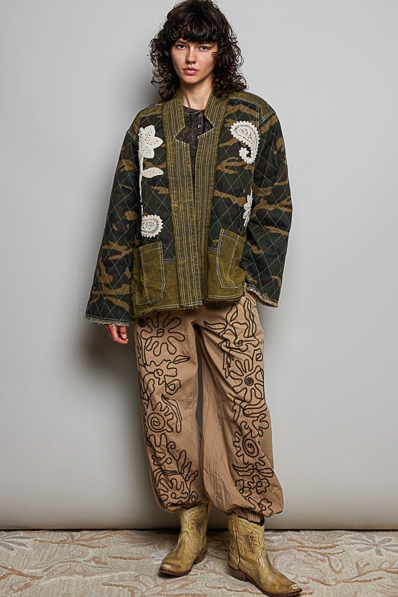 Lorretta Quilted Patch Jacket - Westly