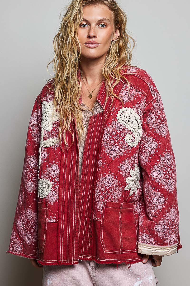 Lorretta Quilted Patch Jacket - Westly