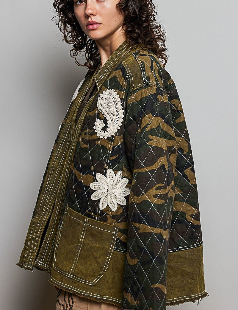 Lorretta Quilted Patch Jacket - Westly