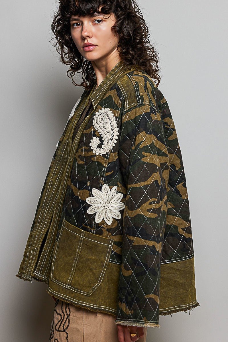 Lorretta Quilted Patch Jacket - Westly