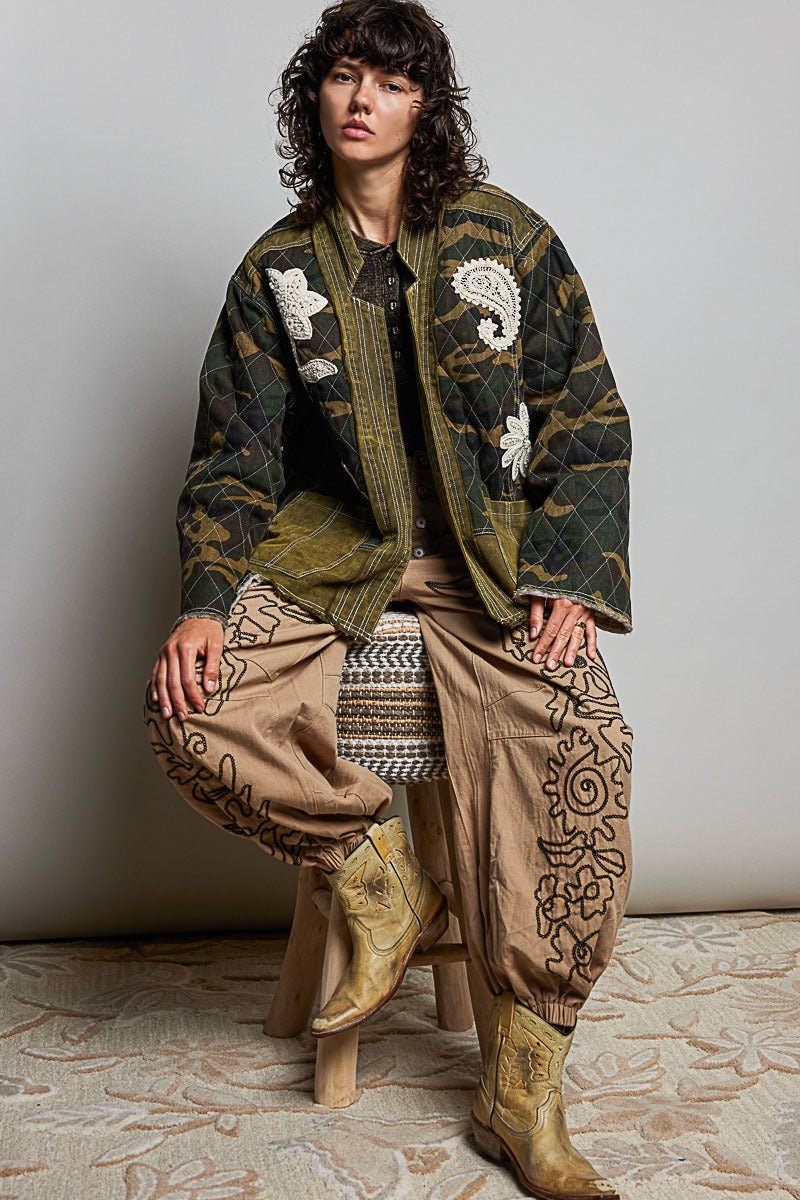 Lorretta Quilted Patch Jacket - Westly