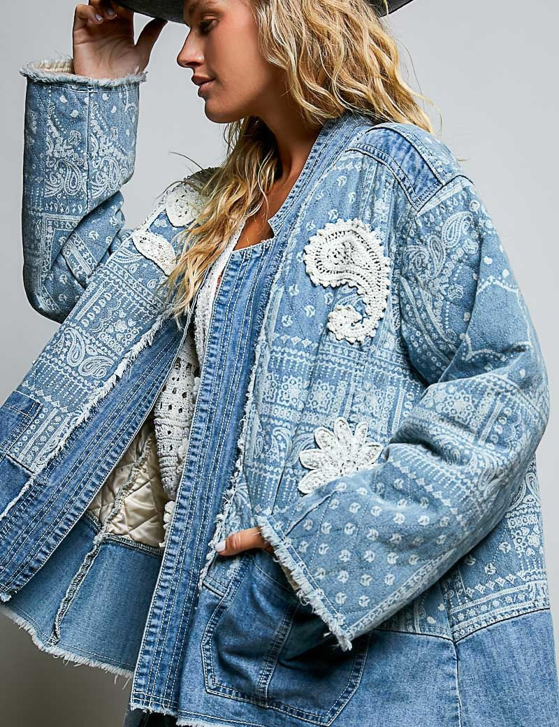 Lorretta Quilted Patch Jacket - Westly