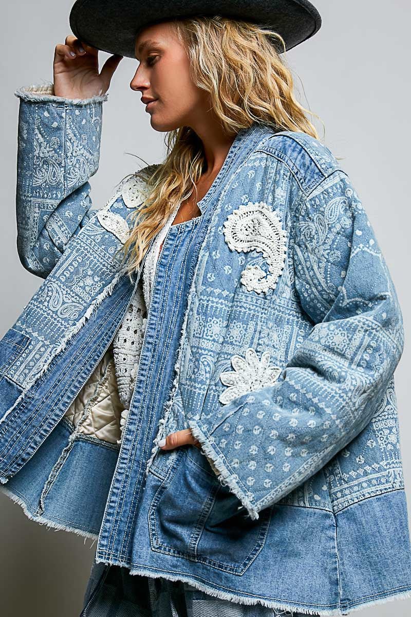 Lorretta Quilted Patch Jacket - Westly