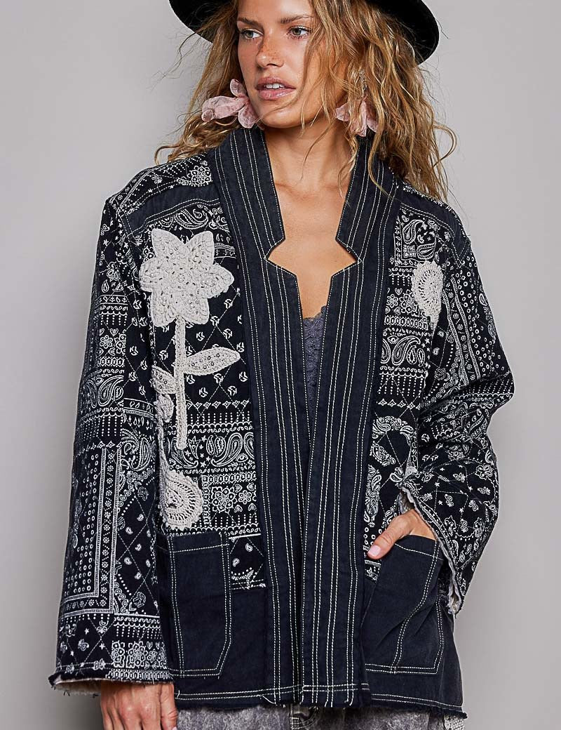 Lorretta Quilted Patch Jacket - Westly