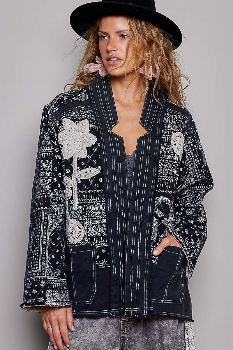Lorretta Quilted Patch Jacket - Westly