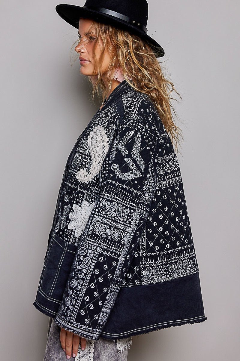 Lorretta Quilted Patch Jacket - Westly