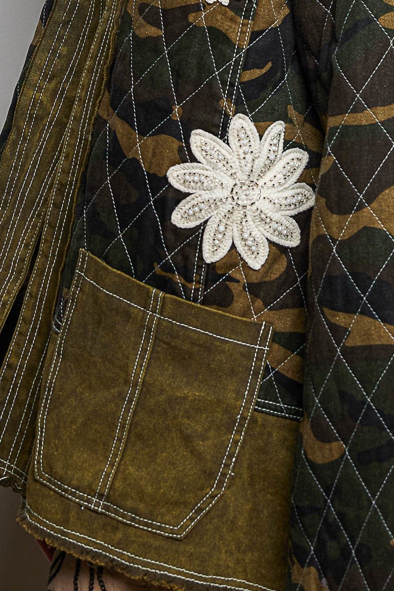 Lorretta Quilted Patch Jacket - Westly